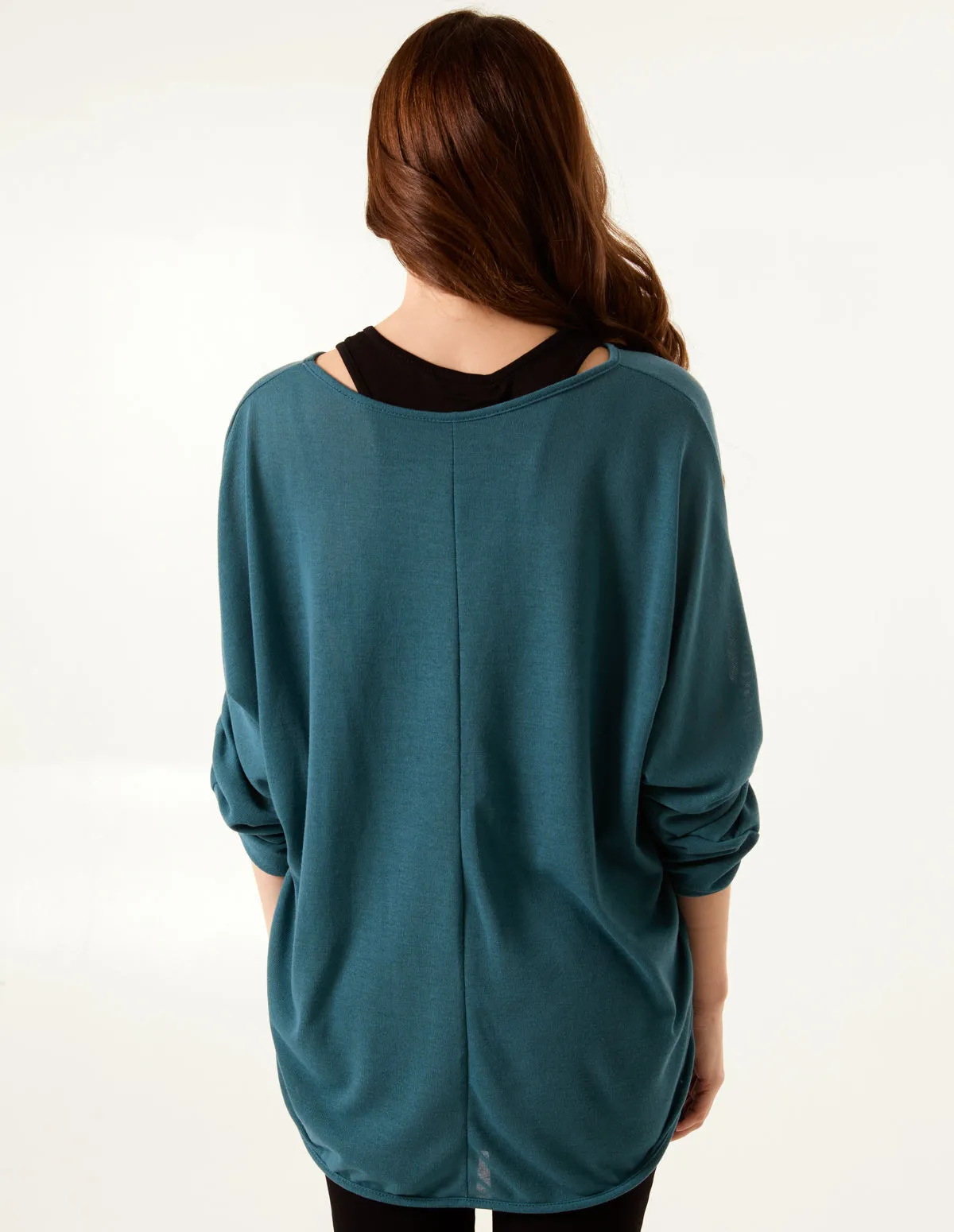 2 in1 Jersey and Knit Blouse