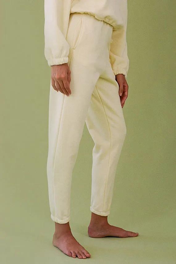 Banana Cream Beachwood Sweatpant