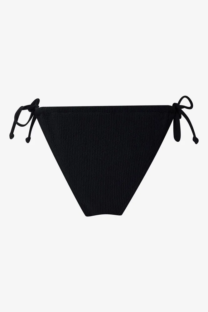 Bikini Textured Bottom Black