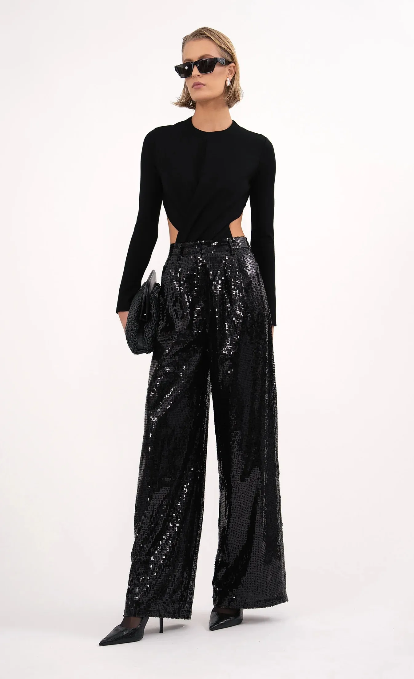 Black Roxanne Pant