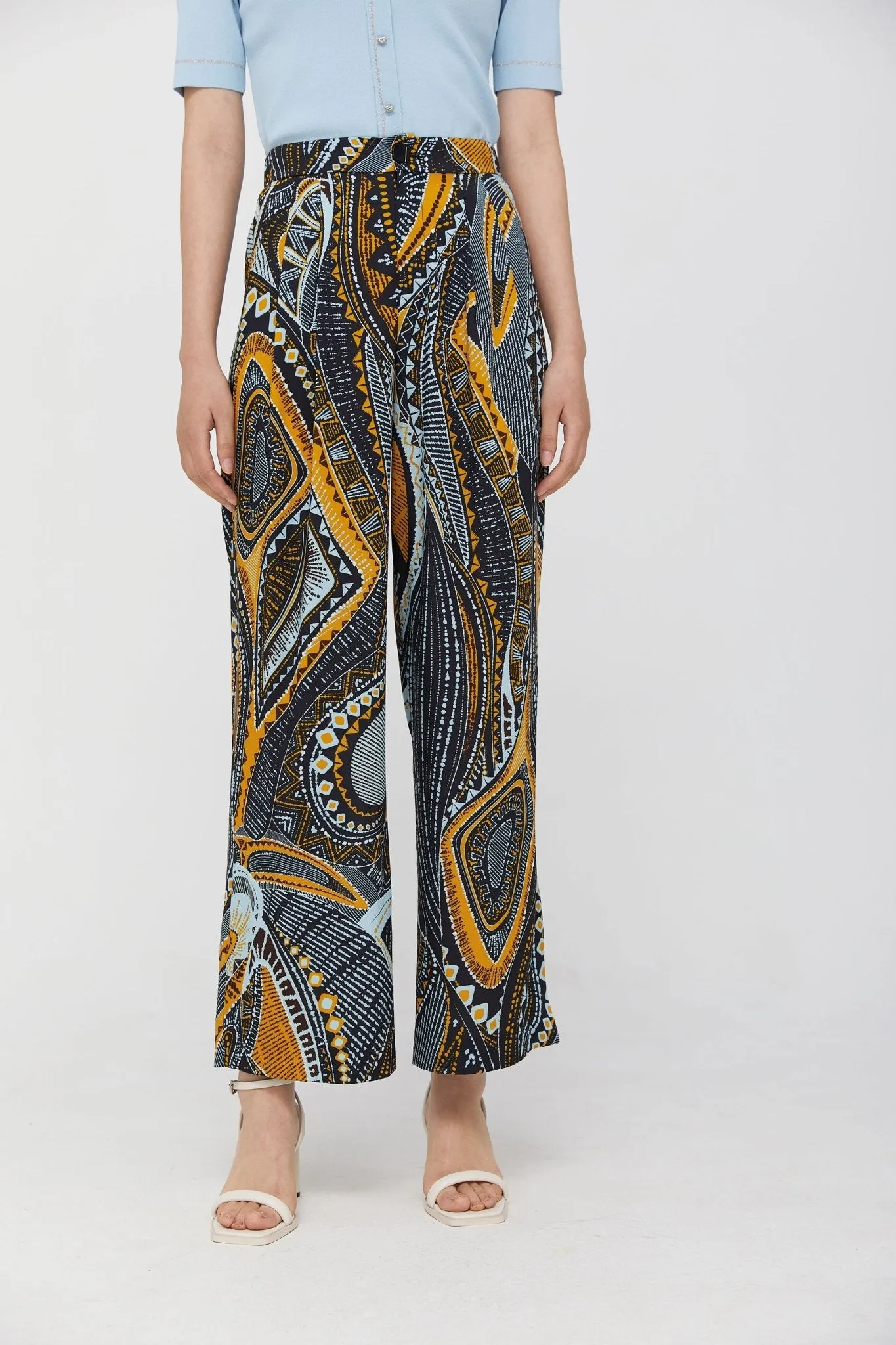 Bohemian Straight-leg Pants