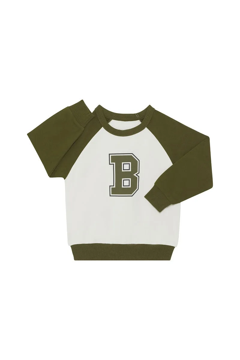 Bonds Kids Soft Threads Pullover - Bonds Game Day Khaki