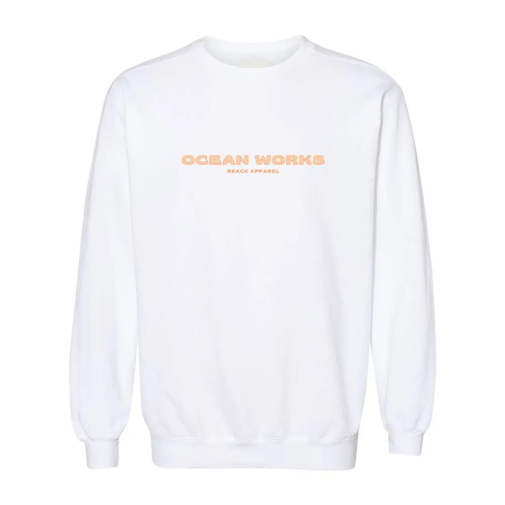 Bubbly Tangerine Crewneck Sweatshirt