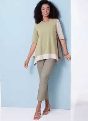 Butterick sewing pattern B6981 Misses' Tops by Katherine Tilton