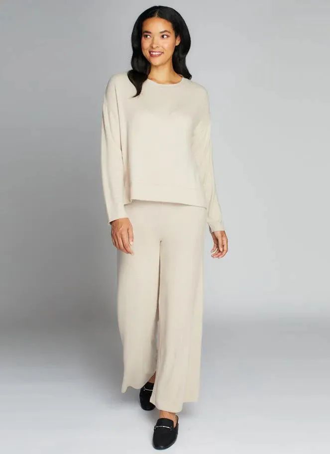 C'est Moi, CEP6307 Rayon Soft Knit Wide Pants