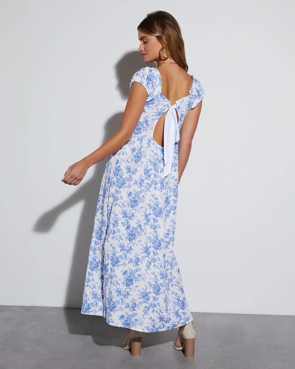 Charlotte Cotton Floral Maxi Dress