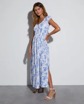 Charlotte Cotton Floral Maxi Dress