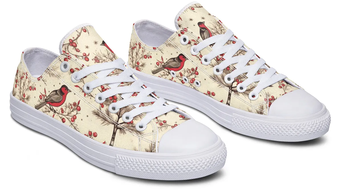 Christmas Birds Low Tops