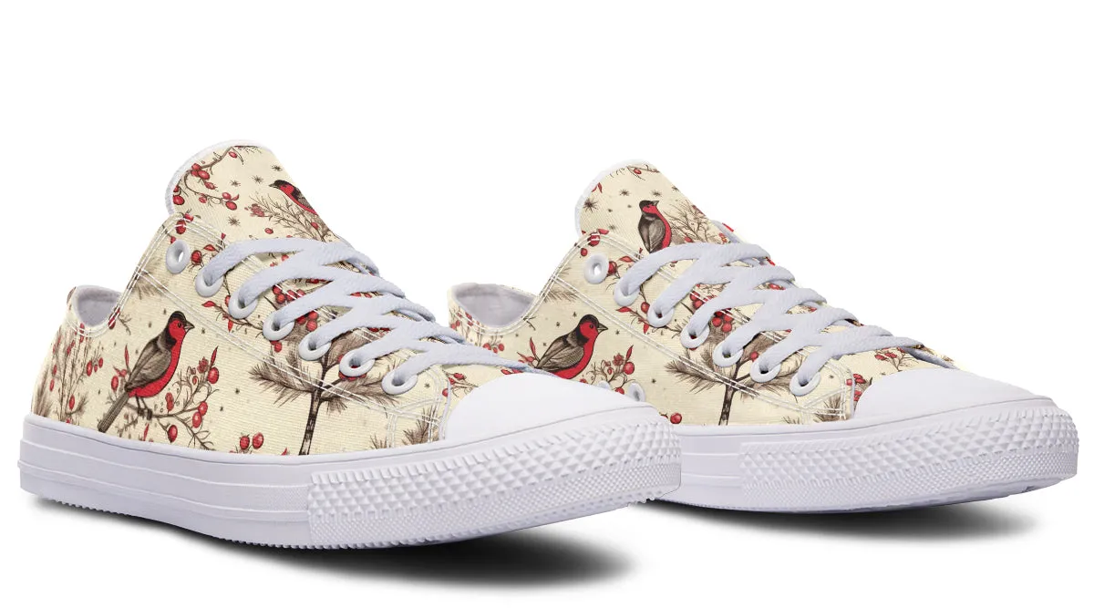 Christmas Birds Low Tops