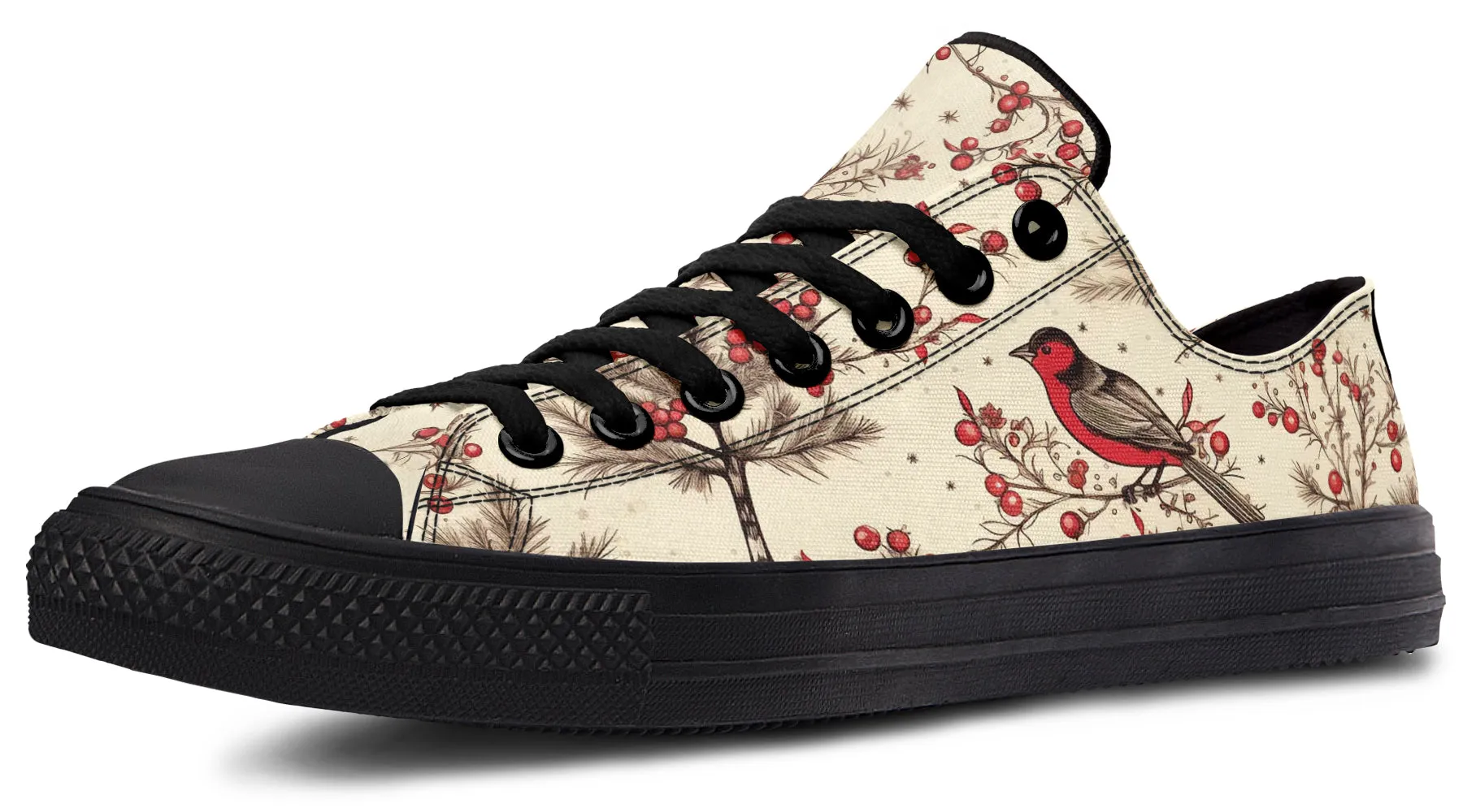 Christmas Birds Low Tops