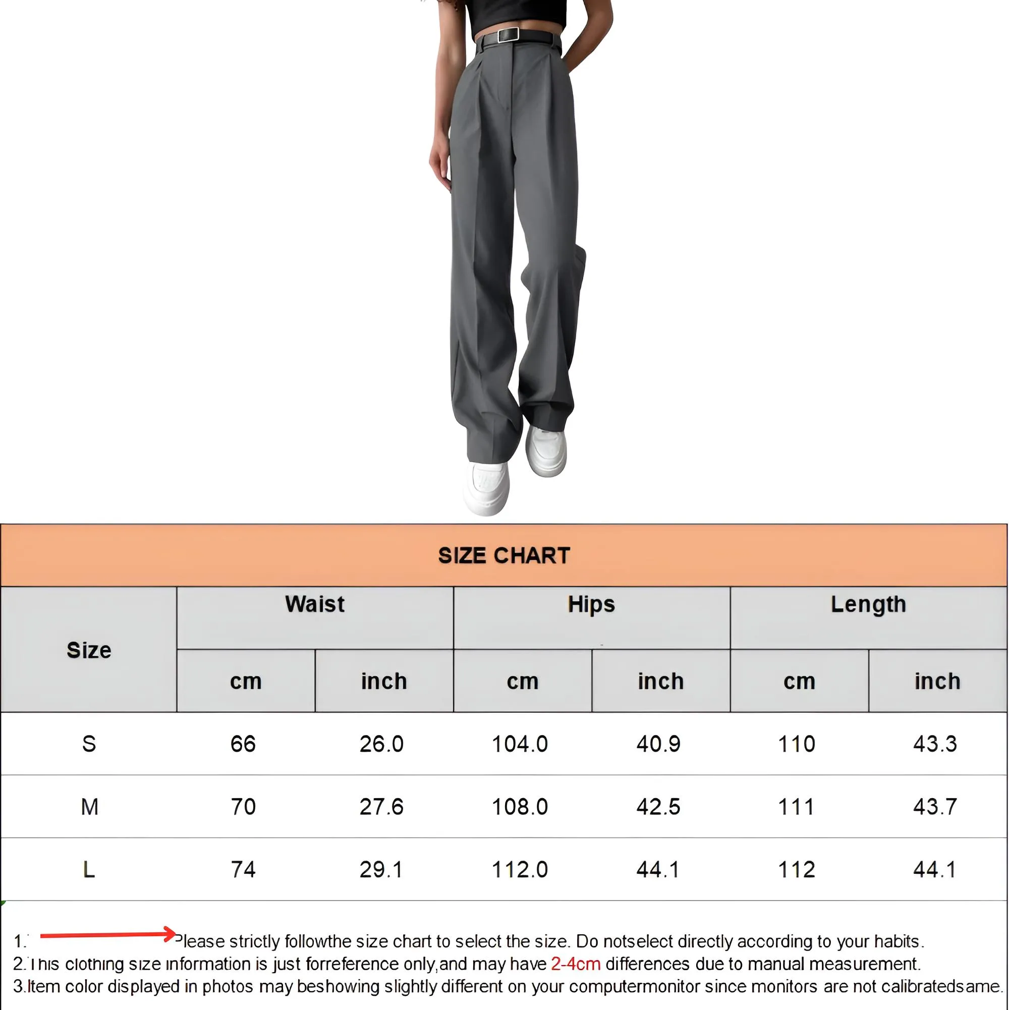 Classic Formal Women's Straight Leg Pants Spring and Summer Versatile Casual Wear Loose Fit Office Wide Leg Pants