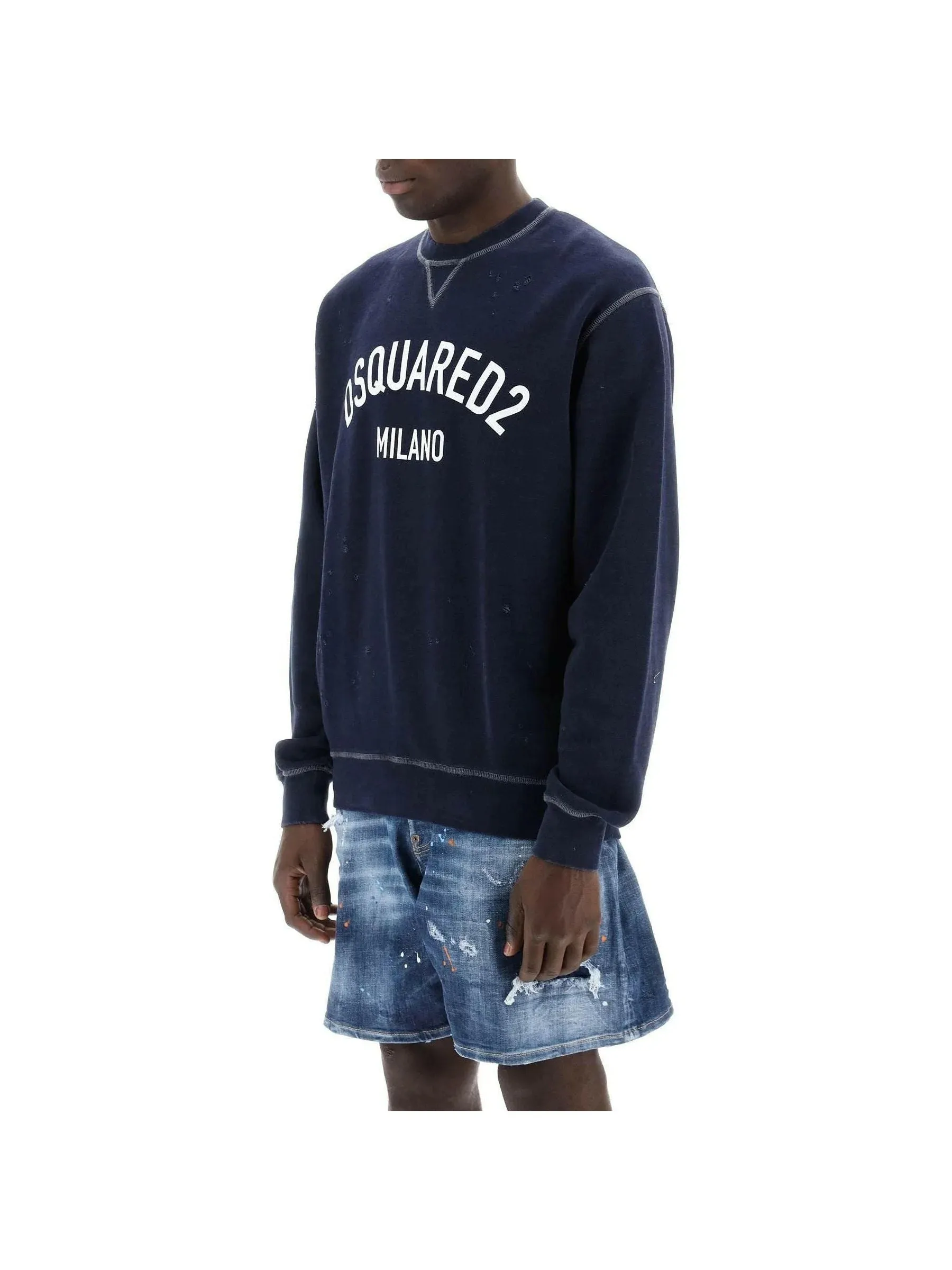 Cool Fit Used Effect Sweatshirt