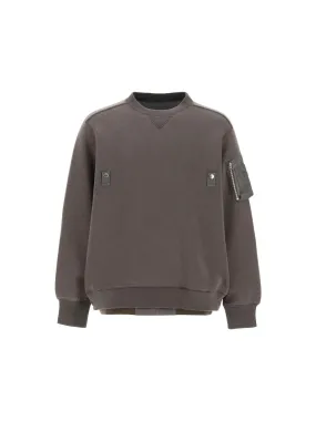 Double Hem Crewneck Sweatshirt