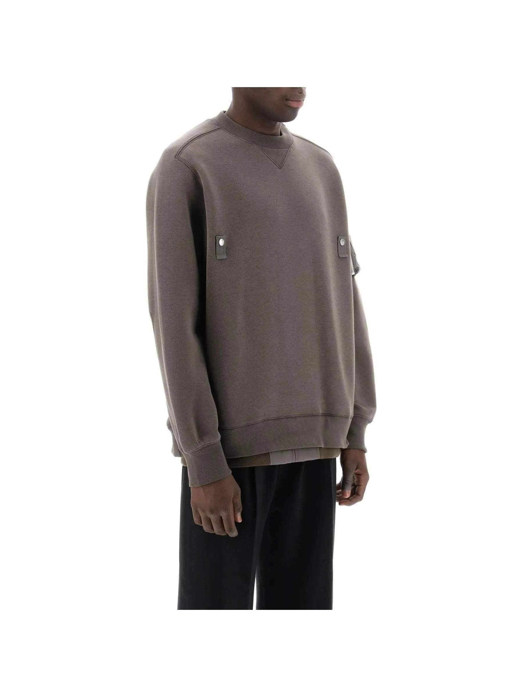 Double Hem Crewneck Sweatshirt