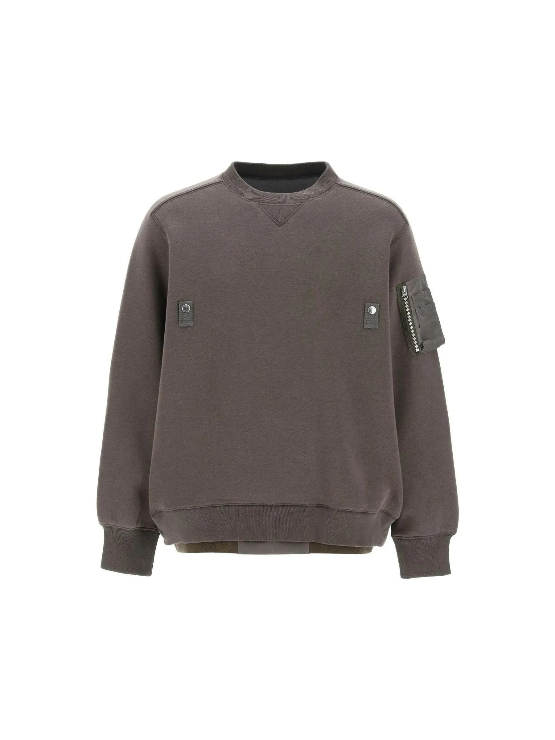 Double Hem Crewneck Sweatshirt