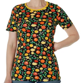 DUNS Citrus Black Short Sleeved Top - Adult Sizes