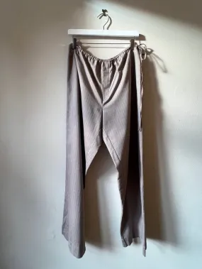 Elin pants - brown herringbone