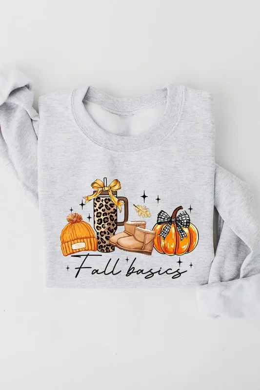 Fall Basics Graphic Fleece Sweatshirts