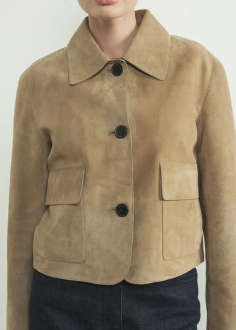 Faux Suede Jacket