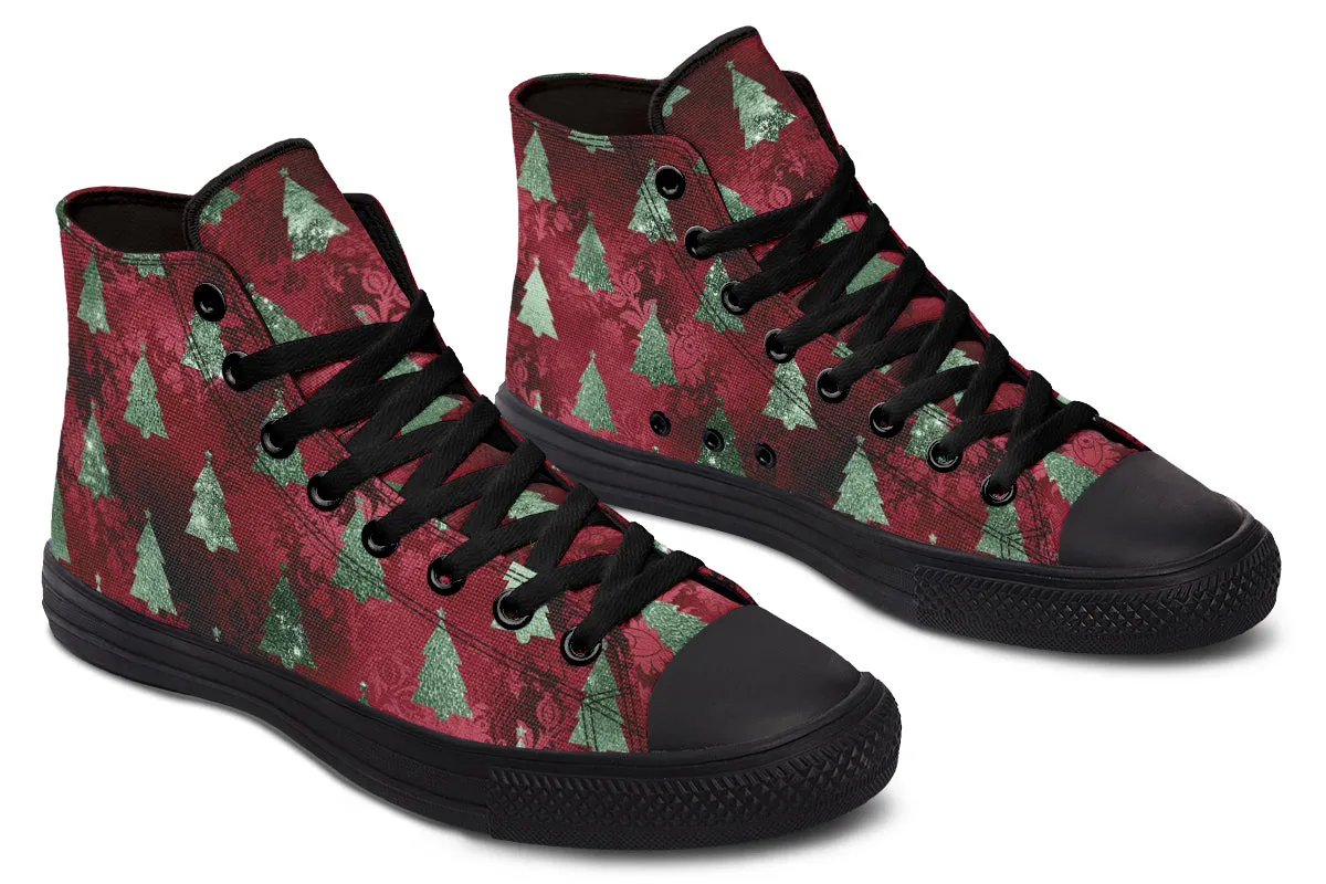 Glam Christmas High Tops