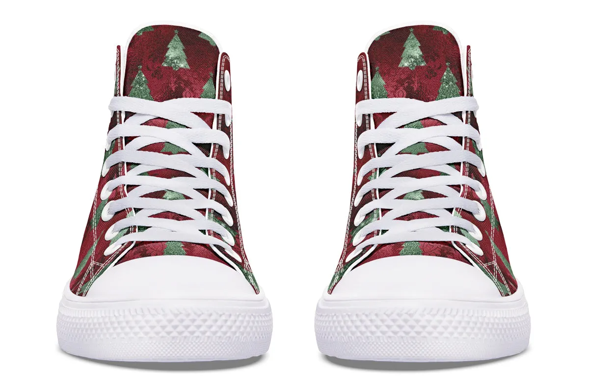 Glam Christmas High Tops