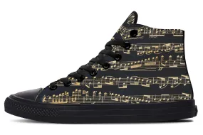 Golden Music High Tops