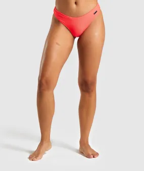 Gymshark Essence Bikini Bottoms - Coral