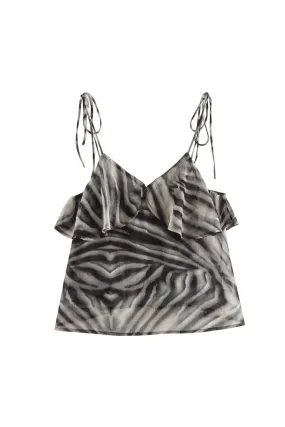 'Hayley' Versatile Animal Print Halter Top