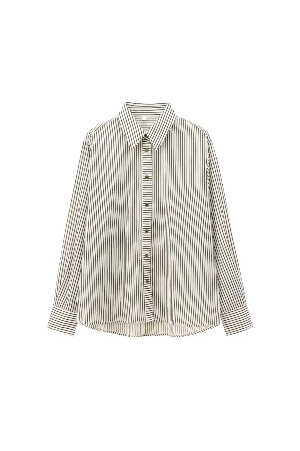 'Hazel' Versatile Striped Draped Shirt