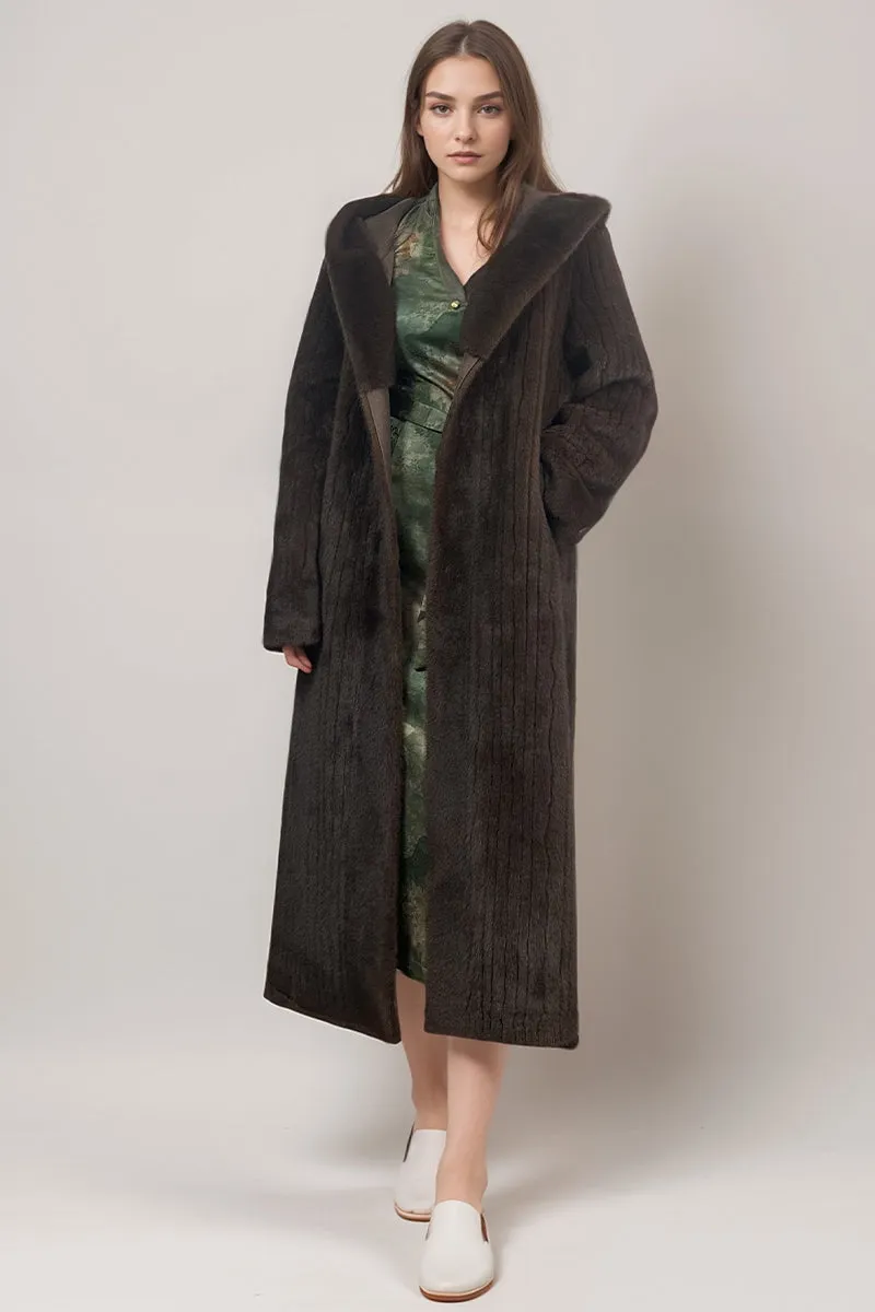 HCT1094 Lux Longline Faux Fur Coat Outerwear