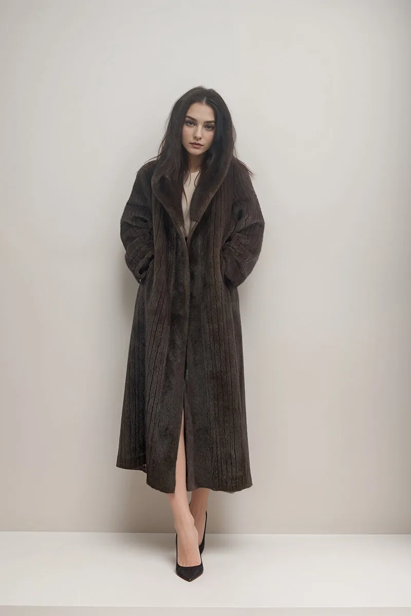 HCT1094 Lux Longline Faux Fur Coat Outerwear