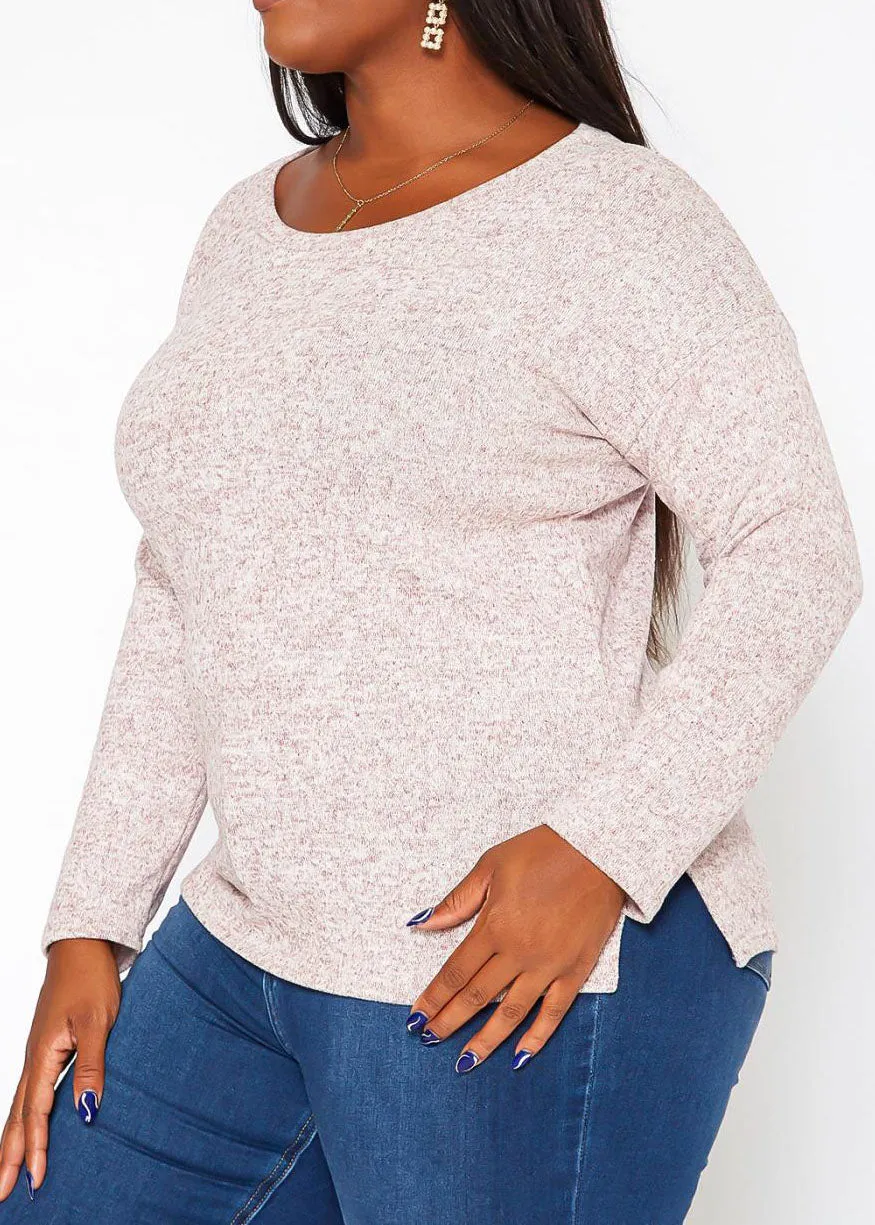 HI Curvy Plus Size Women's Long Sleeve Sweatshirts