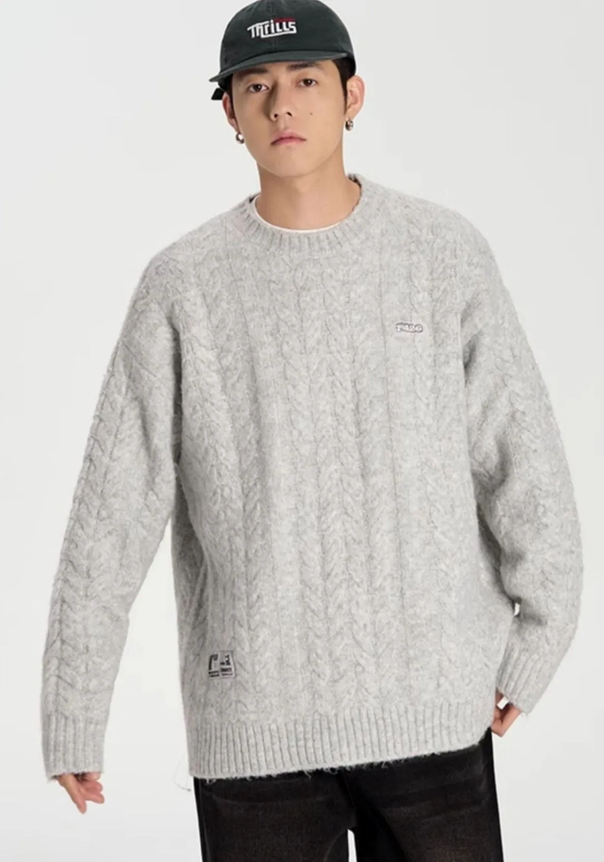 Hip-Hop Versatile Twist Sweater Top