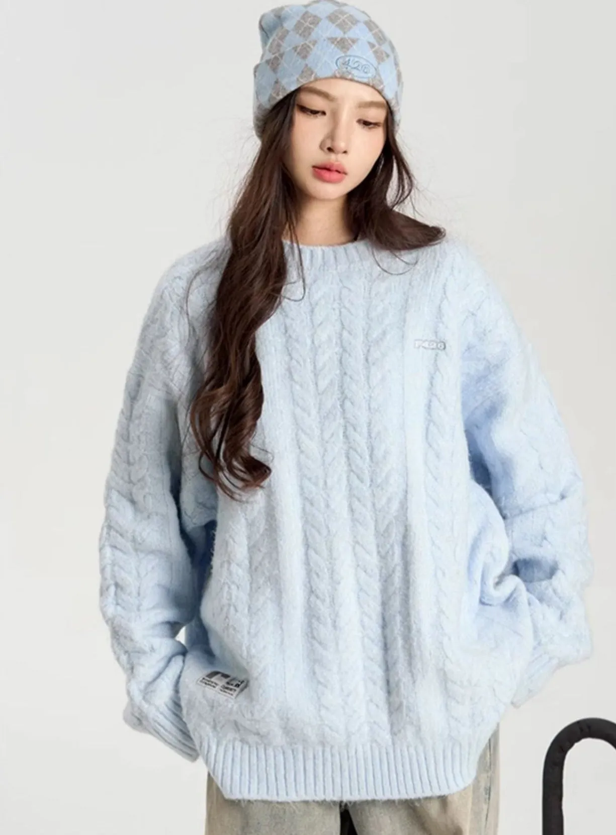 Hip-Hop Versatile Twist Sweater Top