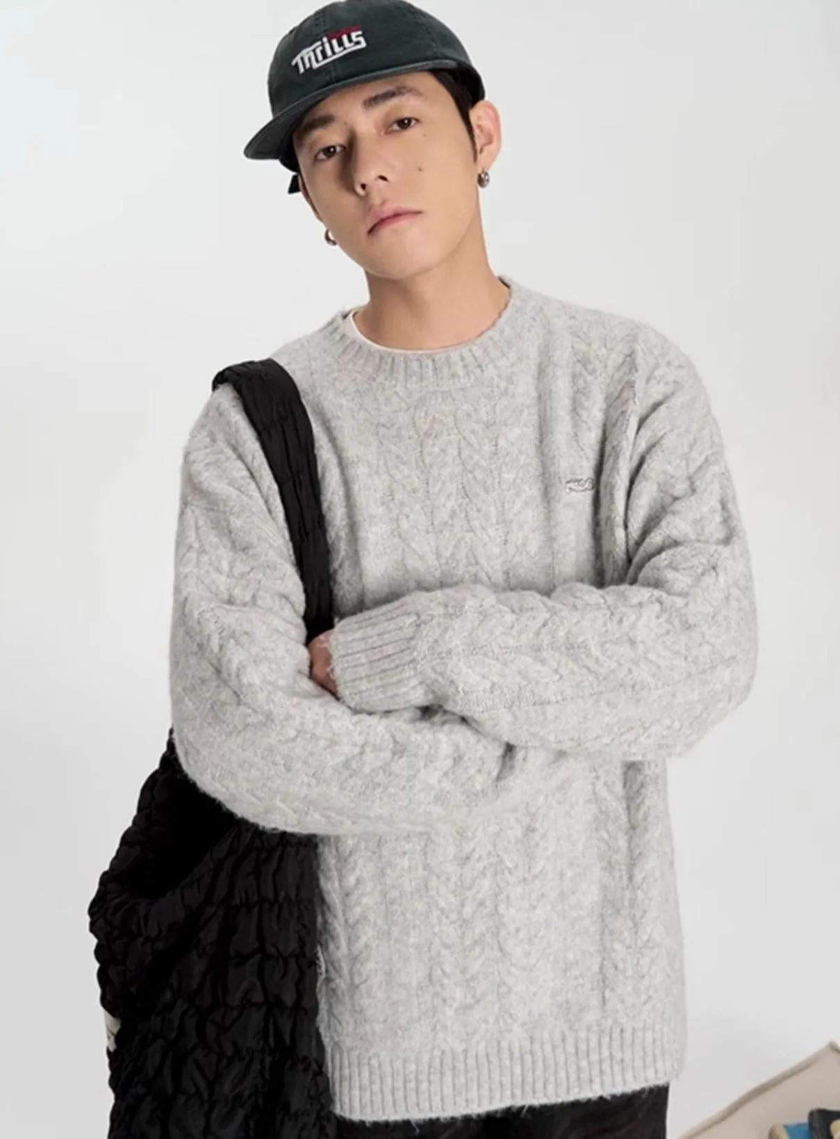 Hip-Hop Versatile Twist Sweater Top