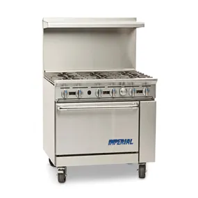 Imperial IR-6 36" Propane Gas Range With 6 Open Burner