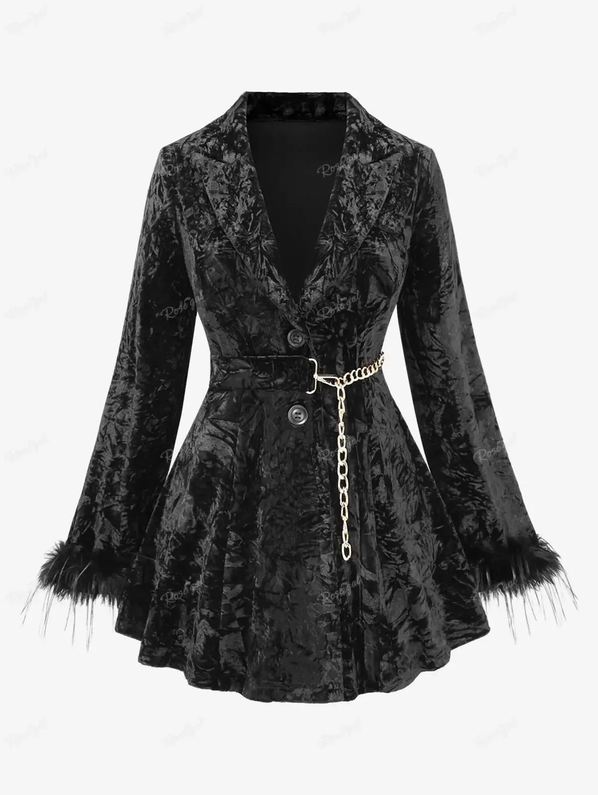 Ivyshape | Chic Velvet Jacket for Women