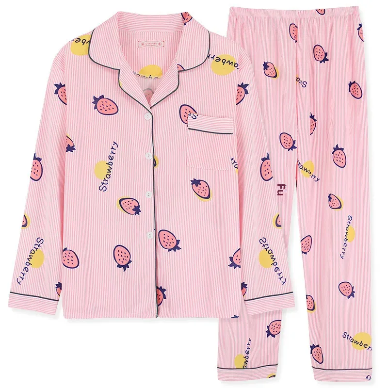 Ivyshape | Comfortable Pyjama Set with Playful Print for Women