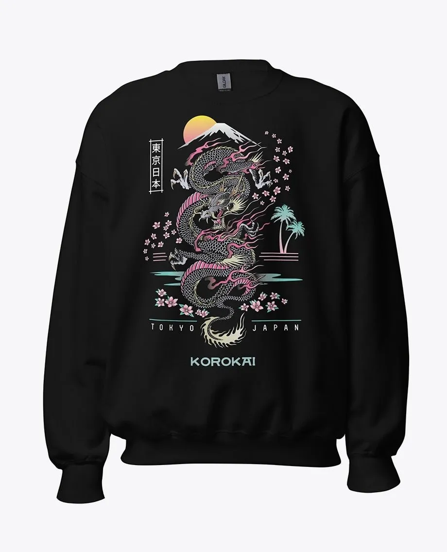 Japanese Dragon Sweatshirt