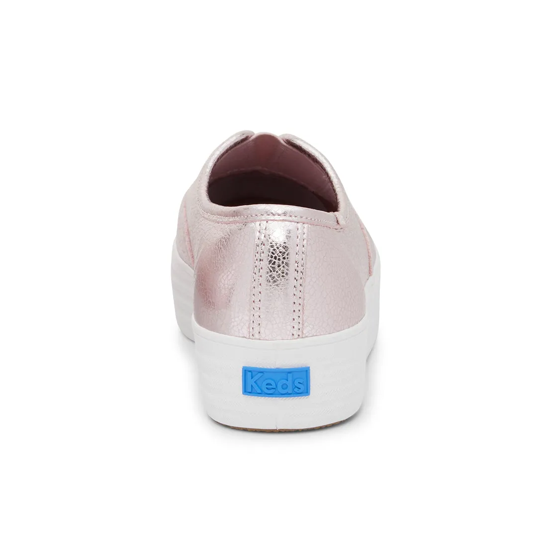 Keds Womens' Point Slip Metallic Leather Rose Gold (WH68331)