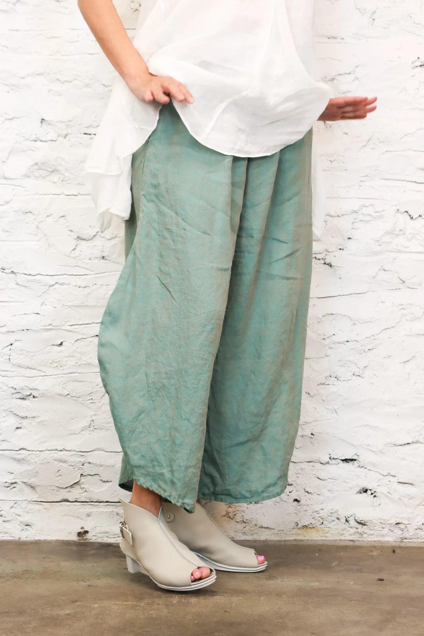 Krista Larson Aegean Basic Linen Pants