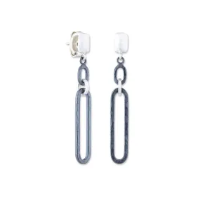 Lika Behar Sterling Silver Chill Link Dangle Earrings