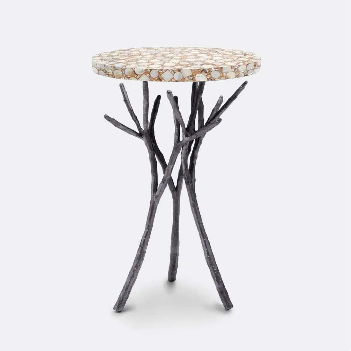 Made Goods Tressa Tree Bramble Table in Shell Top