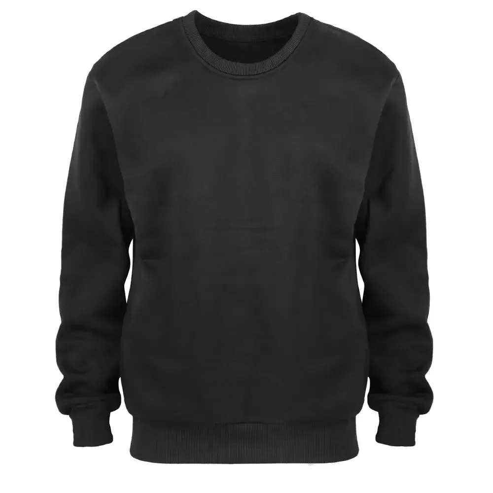 Men's Fleece Crew Neck Pullover Sweatshirts