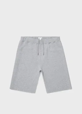 Men's Loopback Shorts in Grey Melange