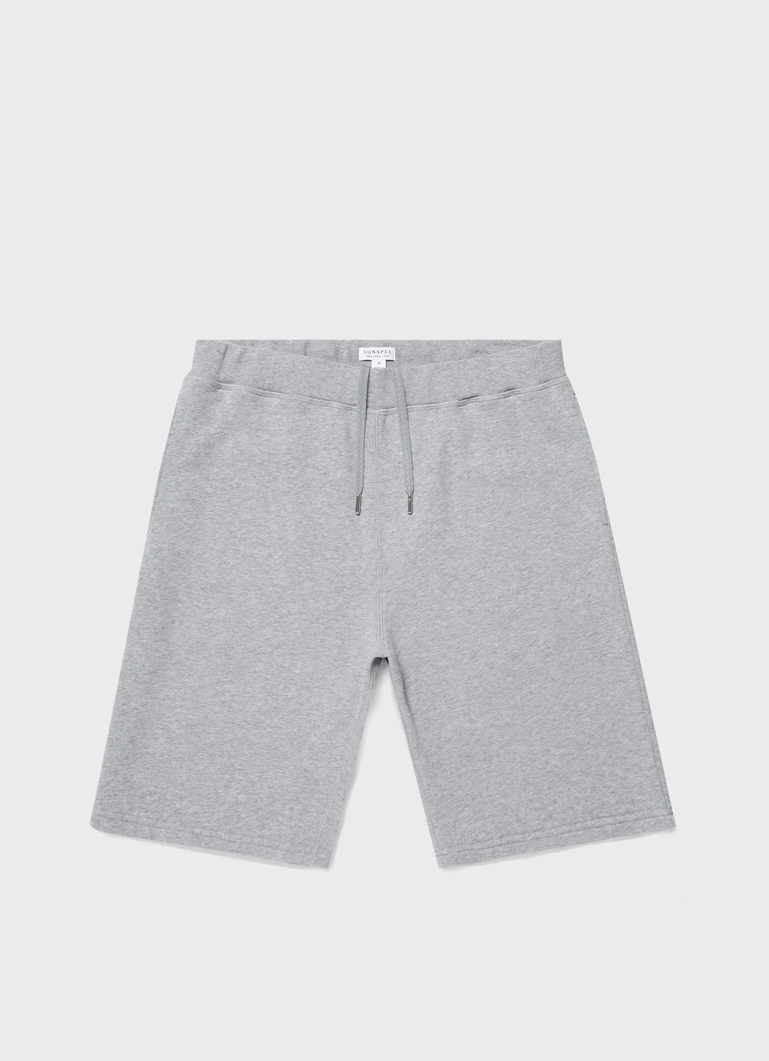 Men's Loopback Shorts in Grey Melange