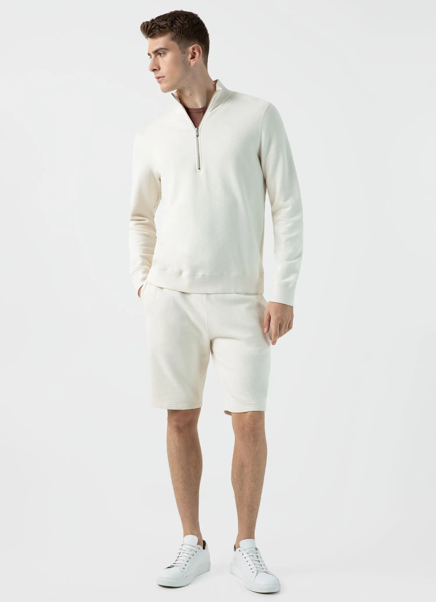 Men's Undyed Loopback Shorts in Undyed