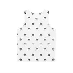 Men's White BWB All Over Print Tank