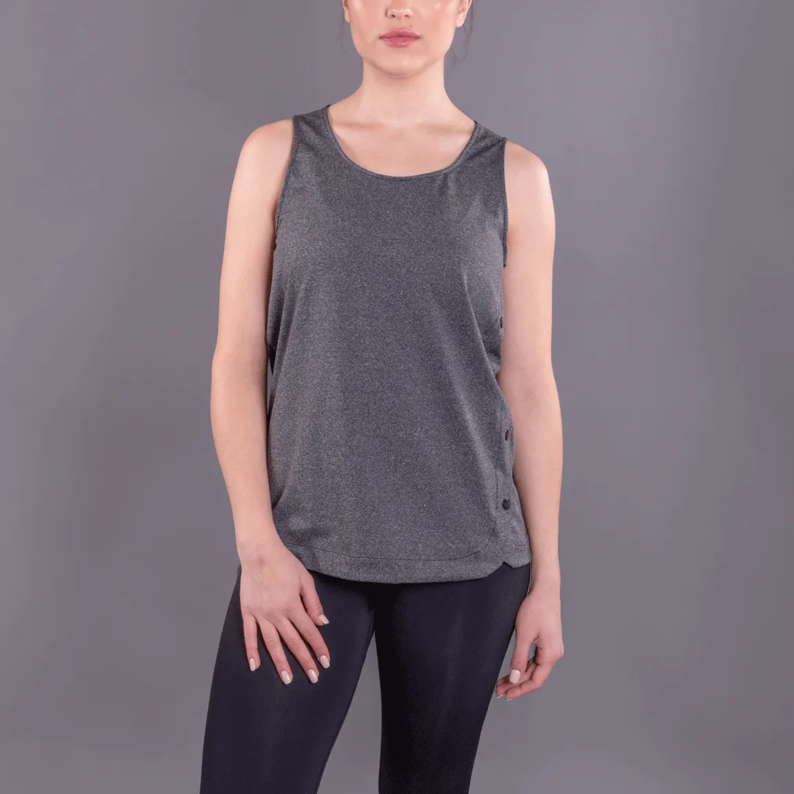 Modest Super Comfy Snap Accent Tank