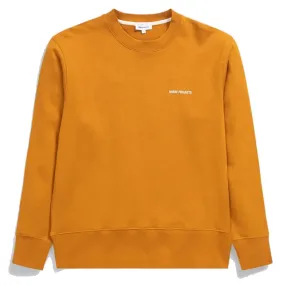 Norse Projects Arne Logo Sweat Turmeric Yellow